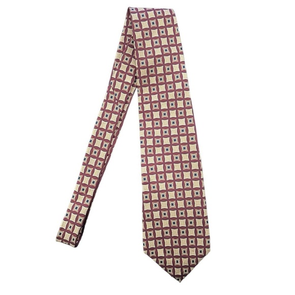 Brooks Brothers 100% Geometric Silk Tie - Picture 1 of 2